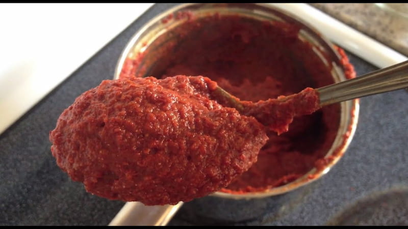 تصویر 1 از رب گوجه فرنگی مشکات با غلظت بالا برای آشپزی حرفه‌ای